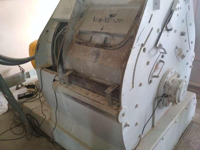 Динамическая балансировка молотковой дробилки Van Aarsen 700GD