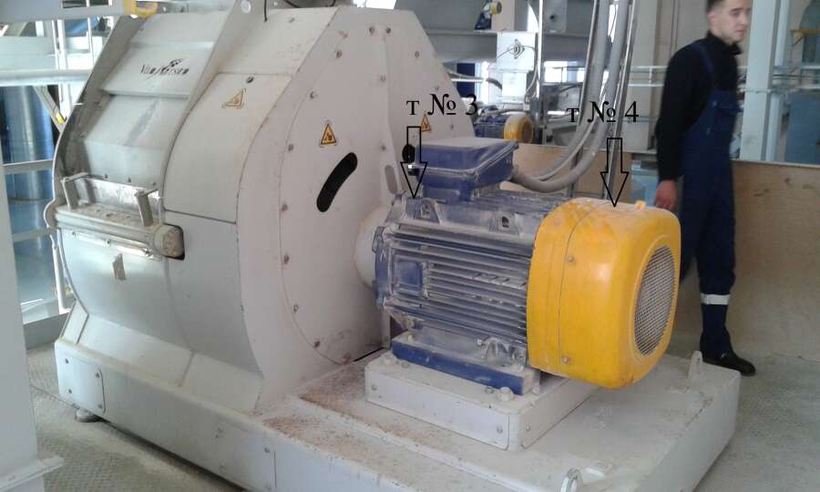 Динамическая балансировка молотковой дробилки Van Aarsen 700GD