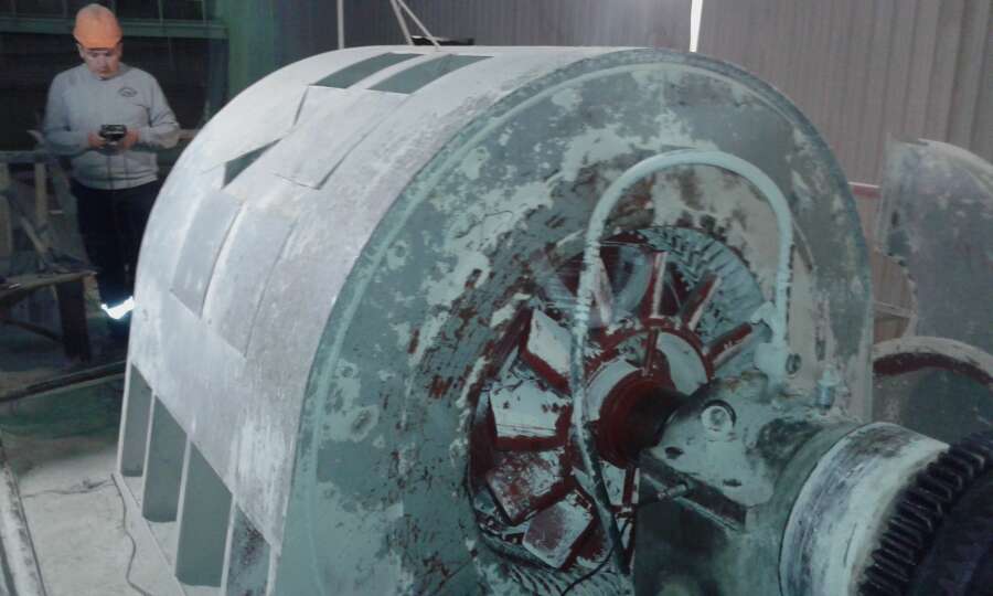 Вибродиагностика и динамическая балансировка двигателя СД3 1755