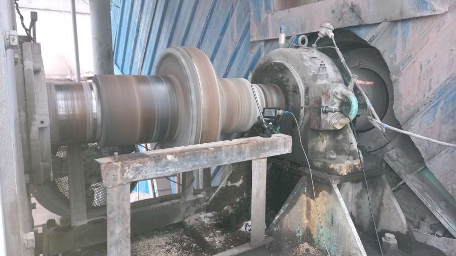 Балансировка ротора дымососа