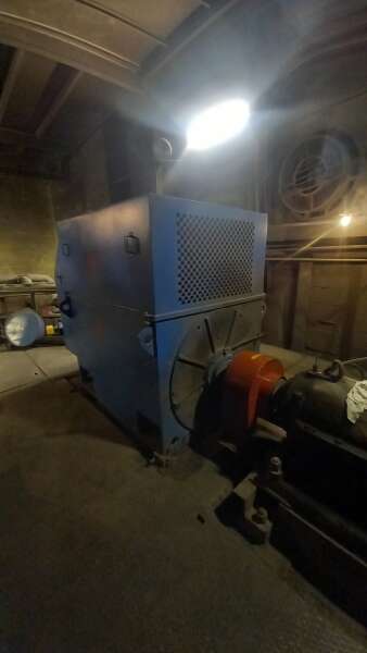 Балансировка дымососа c двигателем мощностью 1250 кВт