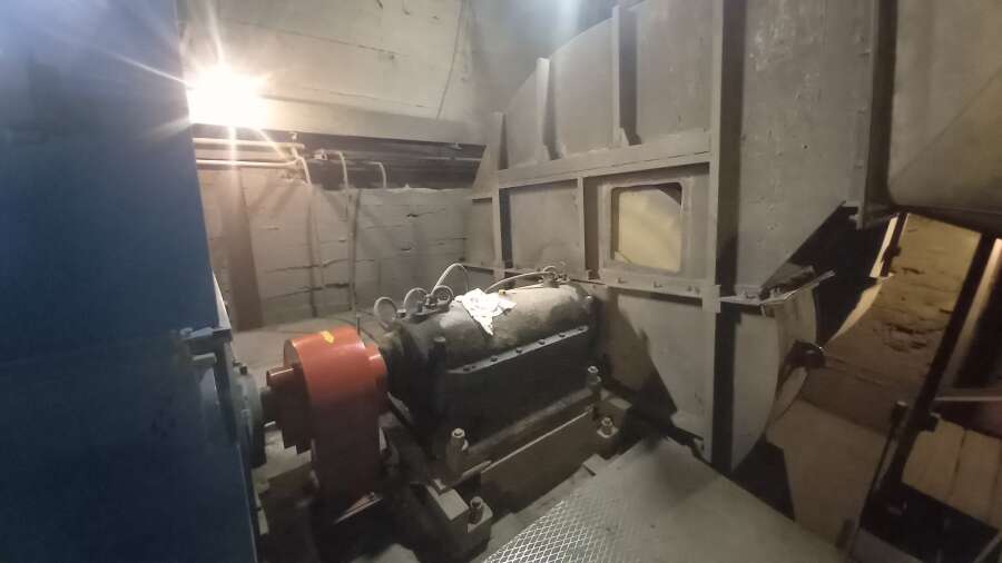 Балансировка дымососа c двигателем мощностью 1250 кВт