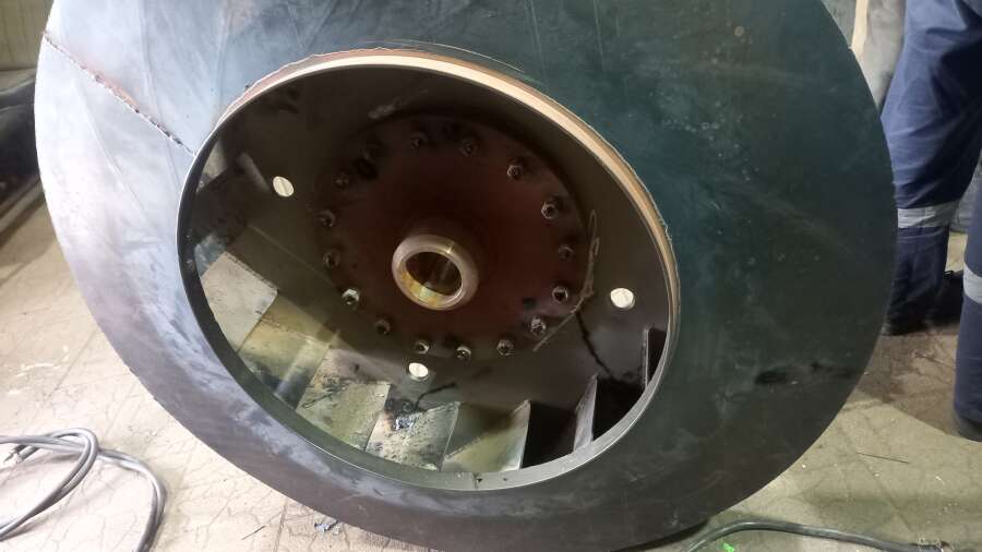 Балансировка и ремонт дымососа